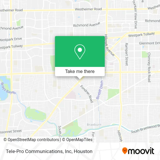 Tele-Pro Communications, Inc map