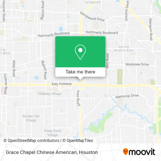 Grace Chapel Chinese American map