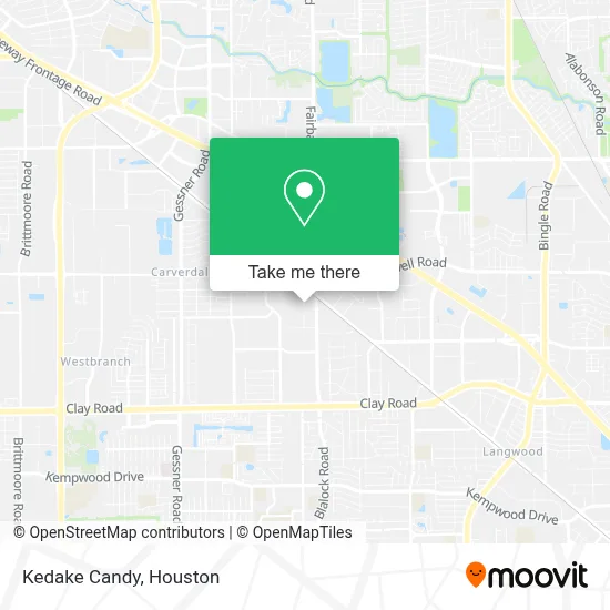 Kedake Candy map