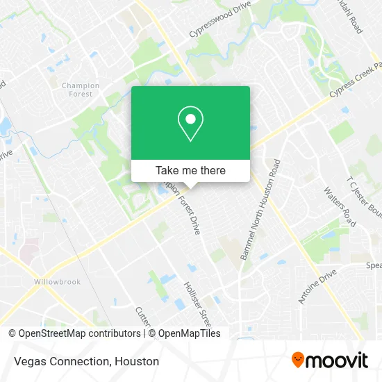 Vegas Connection map