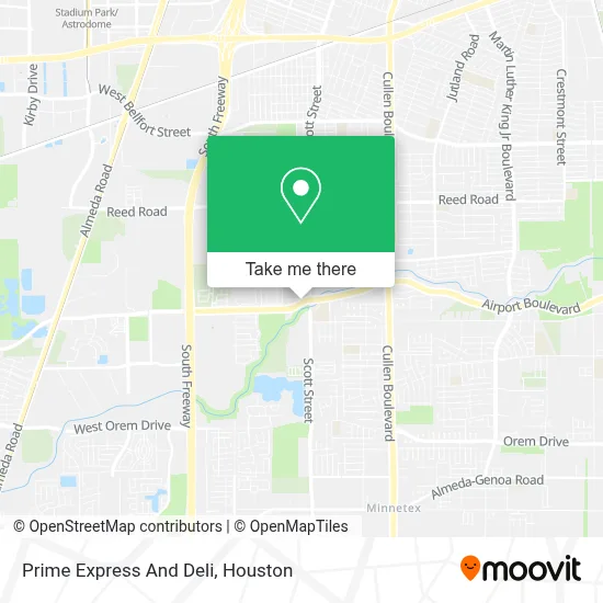 Prime Express And Deli map