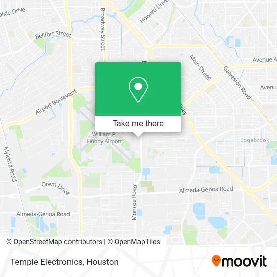 Temple Electronics map