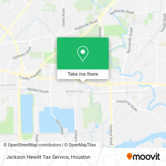 Jackson Hewitt Tax Service map