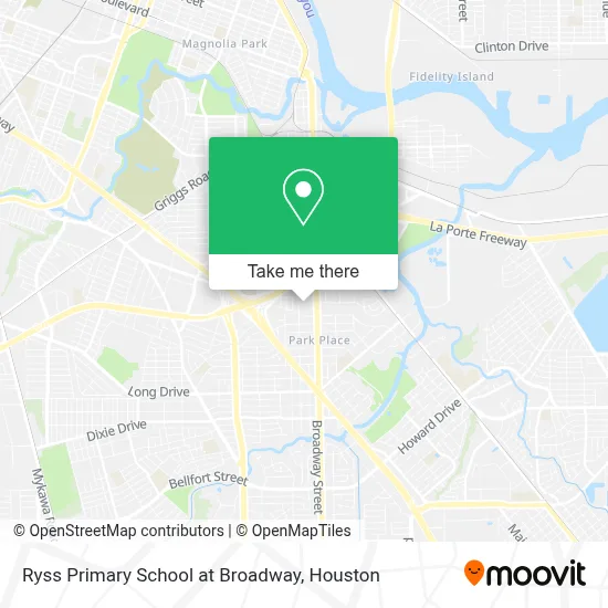 Ryss Primary School at Broadway map