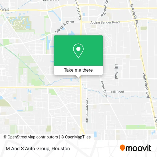 M And S Auto Group map