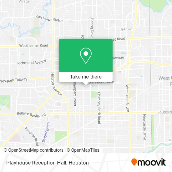 Playhouse Reception Hall map