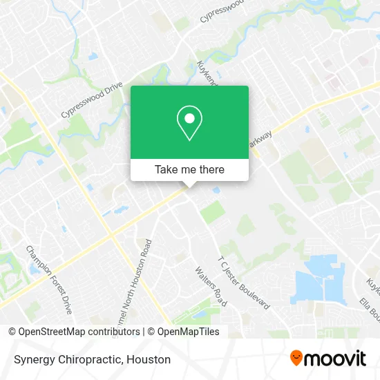 Synergy Chiropractic map