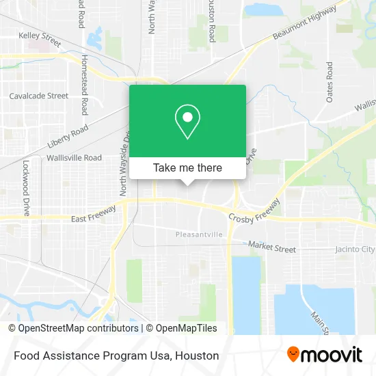 Food Assistance Program Usa map