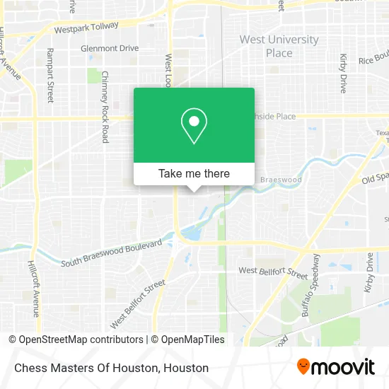 Chess Masters Of Houston map