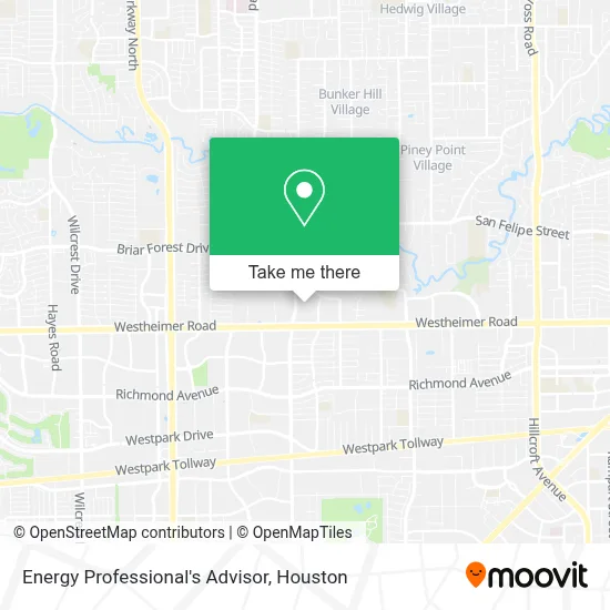 Energy Professional's Advisor map