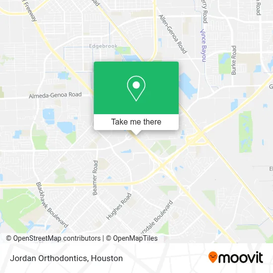 Jordan Orthodontics map