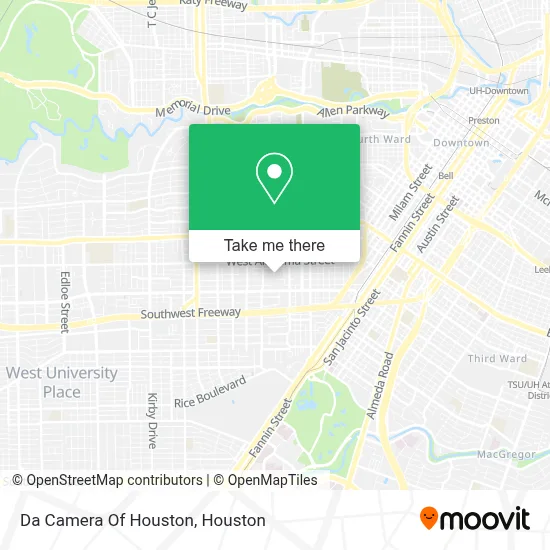Da Camera Of Houston map