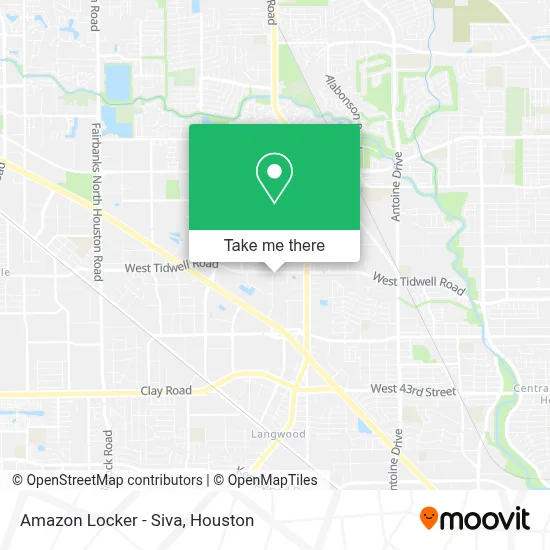 Amazon Locker - Siva map