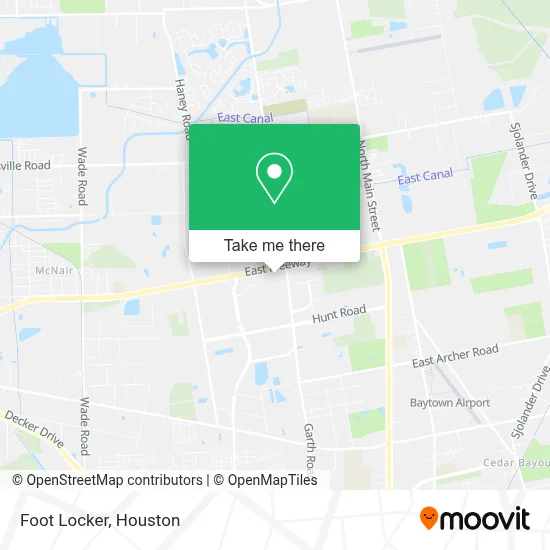 Foot Locker map