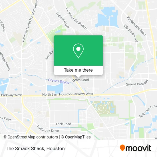 The Smack Shack map