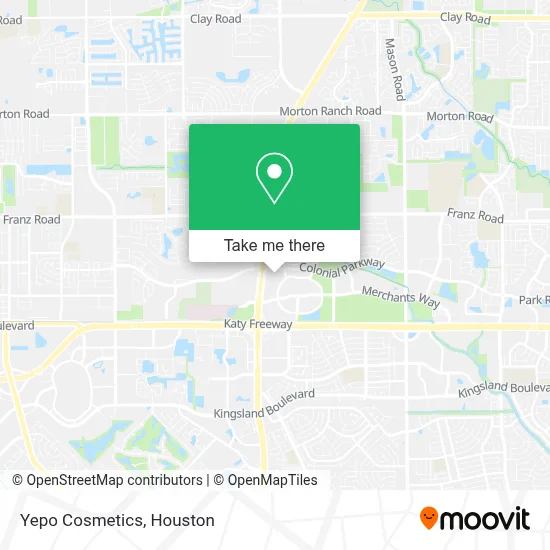 Yepo Cosmetics map
