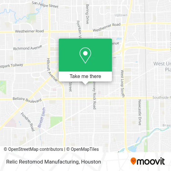 Relic Restomod Manufacturing map