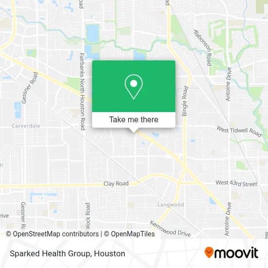 Sparked Health Group map