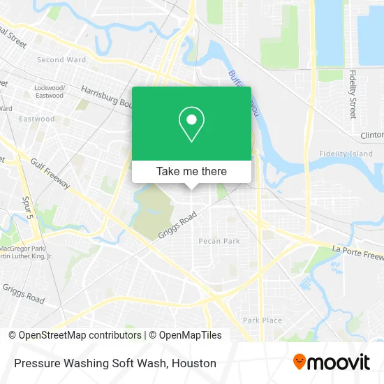 Pressure Washing Soft Wash map
