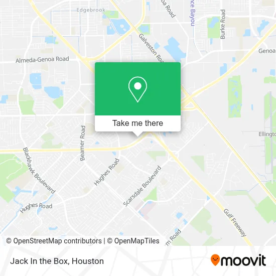 Jack In the Box map