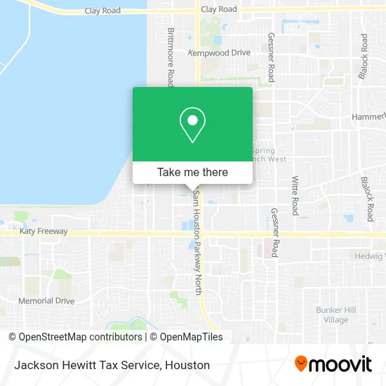 Jackson Hewitt Tax Service map