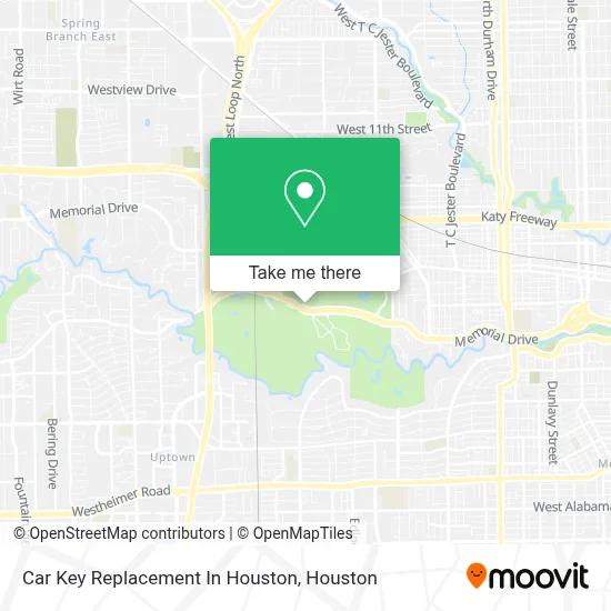 Car Key Replacement In Houston map