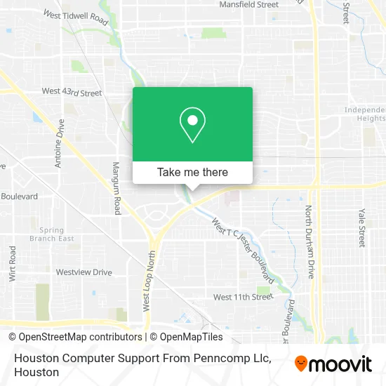 Houston Computer Support From Penncomp Llc map