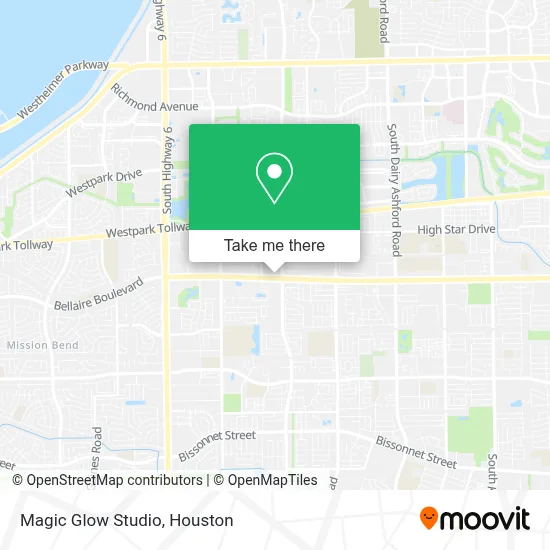Magic Glow Studio map