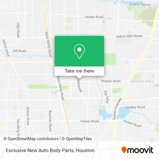 Exclusive New Auto Body Parts map