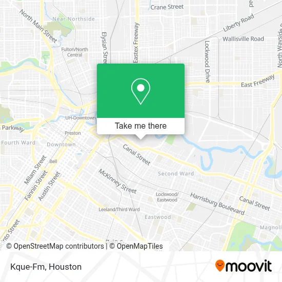 Kque-Fm map