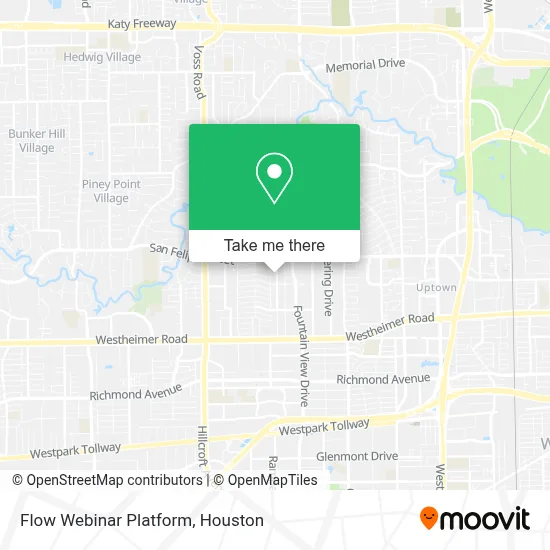 Flow Webinar Platform map