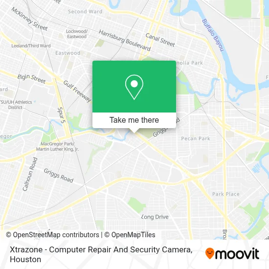 Xtrazone - Computer Repair And Security Camera map