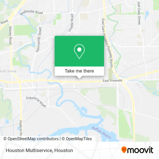 Houston Multiservice map
