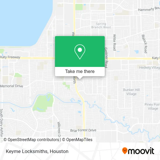 Keyme Locksmiths map