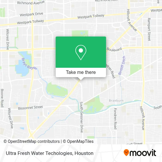 Ultra Fresh Water Techologies map