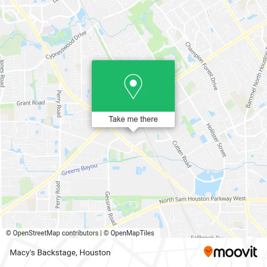 Macy's Backstage map
