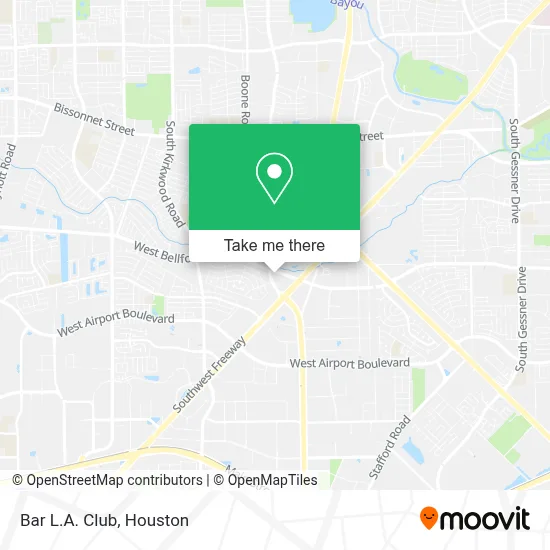 Bar L.A.  Club map