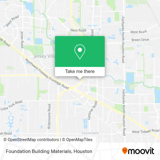 Foundation Building Materials map