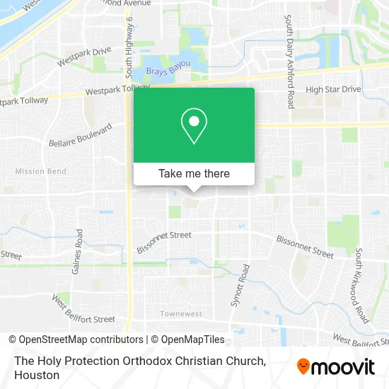 The Holy Protection Orthodox Christian Church map