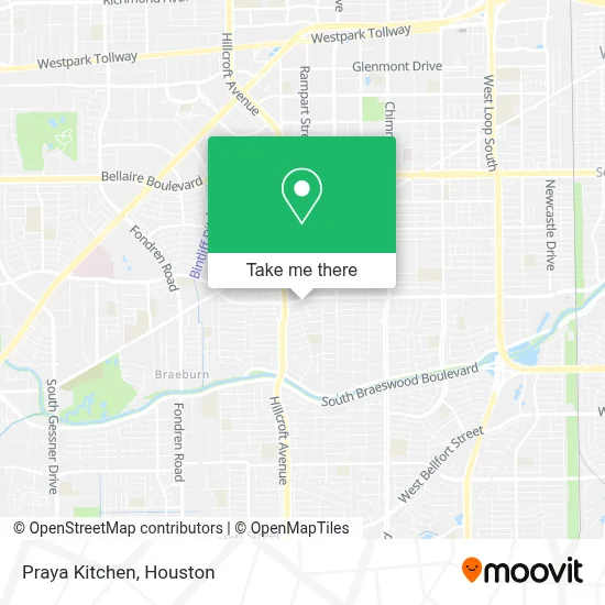 Praya Kitchen map