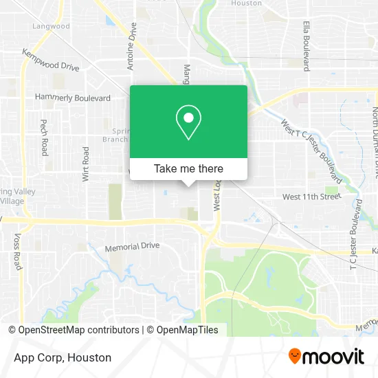 App Corp map