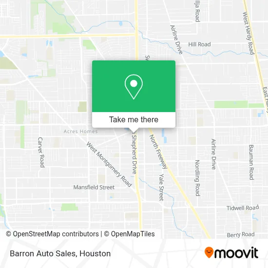 Barron Auto Sales map