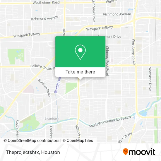 Theprojectshtx map