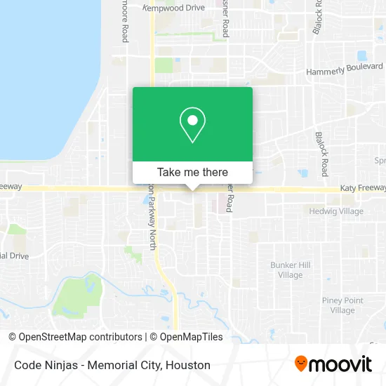 Code Ninjas - Memorial City map