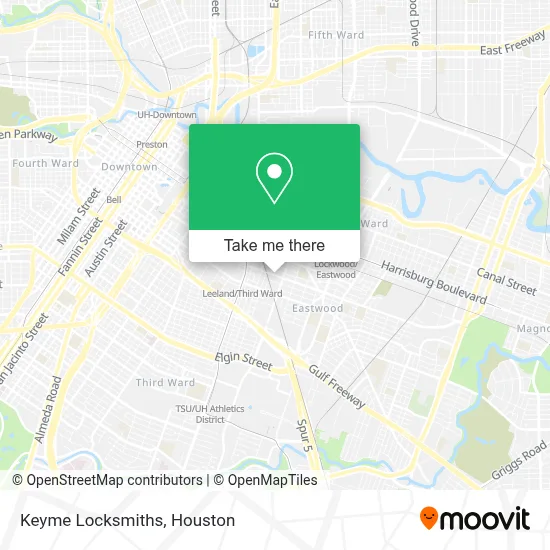 Keyme Locksmiths map