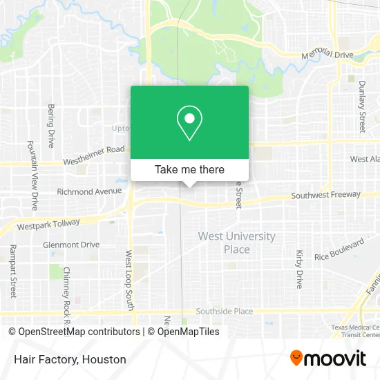 Hair Factory map