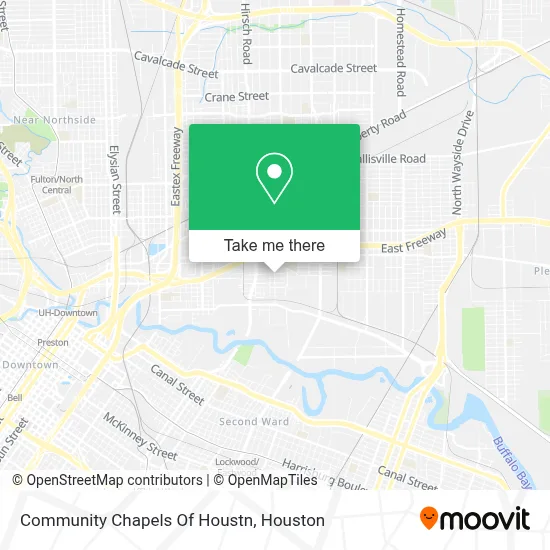 Community Chapels Of Houstn map