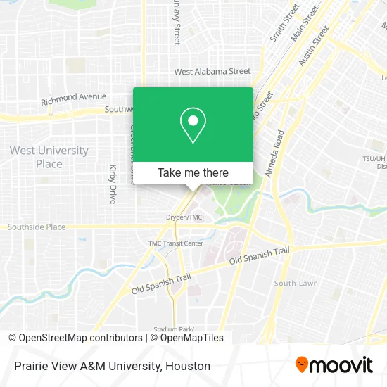 Prairie View A&M University map