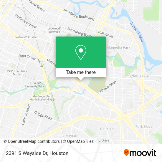 2391 S Wayside Dr map
