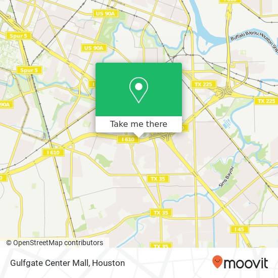 Gulfgate Center Mall map